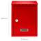 Letter mail post box mailbox letterbox antique metallic red color for wallmount 210 x 60 x 300 mm