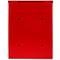 Letter mail post box mailbox letterbox antique metallic red color for wallmount 210 x 60 x 300 mm