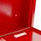 Cassetta delle lettere casella postale e posta metallico di colore rosso da parete 215 x 80 x 315 mm