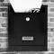 Letter mail post box mailbox letterbox antique metallic black color for wallmount 24 x 12 x 31 cm