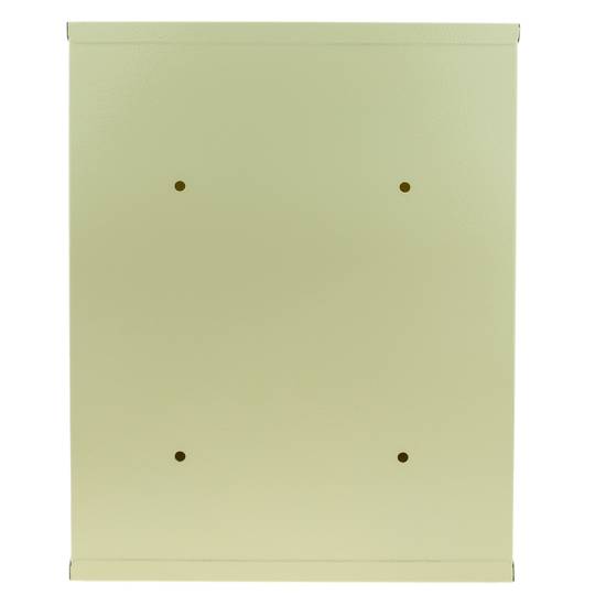 Cassetta delle lettere casella postale e posta metallico in bianco avorio da parete 24 x 12 x 31 cm