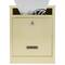 Cassetta delle lettere casella postale e posta metallico in bianco avorio da parete 24 x 12 x 31 cm