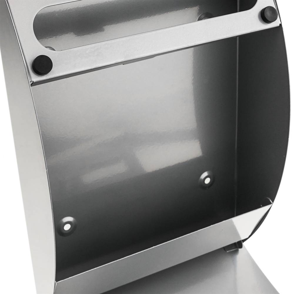 Briefkasten Postkasten metallische grau Farbe für wallmount 212 x 71 x 306 mm