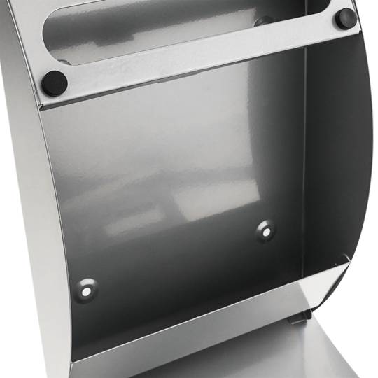 Metalowa skrzynka na listy i pocztę w kolorze szarym 212 x 71 x 306 mm