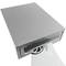 Boîte aux lettres métallique coloré gris pour bureau horizontalement 300 x 392 x 113 mm