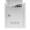 Plastic brievenbus voor brieven en post in wit 205x80x273mm