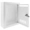 Plastic brievenbus voor brieven en post in wit 205x80x273mm