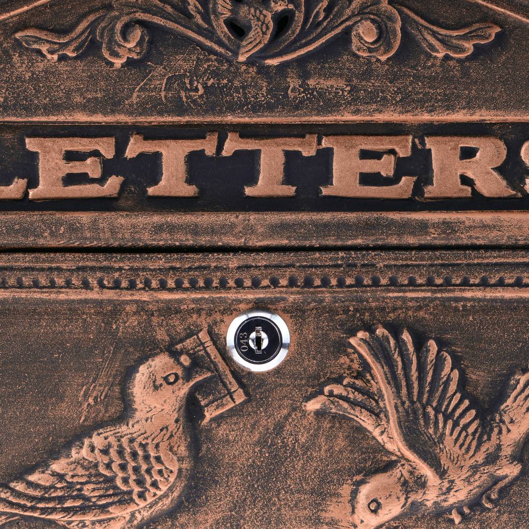 Cassetta delle lettere casella postale per lettera e posta antico