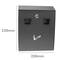 Cinzeiro de parede para exterior de metal preto 258 x 77 x 320 mm