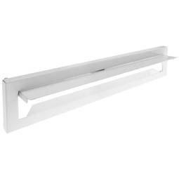 Feritoia per le lettere con setole protettive per porte e recinzioni in acciaio bianco 364 x 71 mm