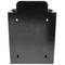 Metal container for wall mounting. Mailbox for magazines and newspapers. Black color