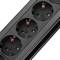 8-schuko power strip with switch and surge protection of 3680 watts (1.5m cable)