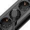 8-schuko power strip with switch and surge protection of 3680 watts (1.5m cable)