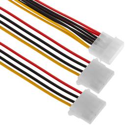 MOLEX do cabo de alimentação 4P-M (5,25) para 4P-H (5,25) e 4P-H (5,2