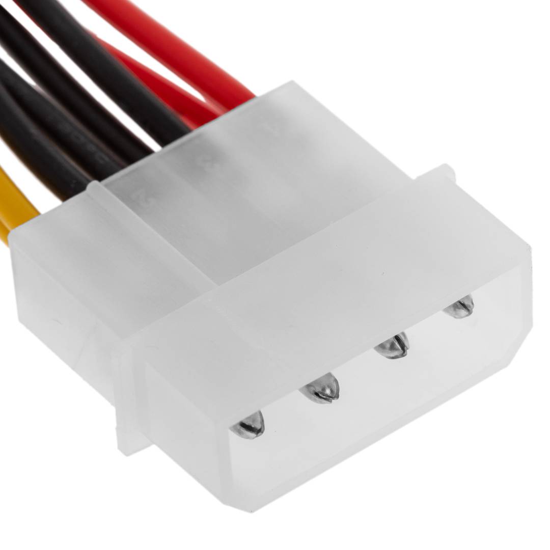 Kabel zasilający MOLEX 4P-M (5.25) do 4P-H (5.25) i 4P-H (5.25)