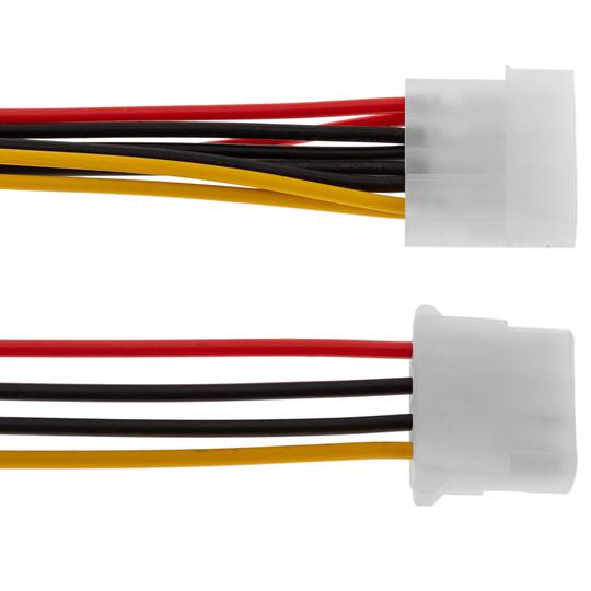Kabel zasilający MOLEX 4P-M (5.25) do 4P-H (5.25) i 4P-H (5.25)