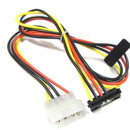 MOLEX Power Cable 4P-M (5.25) > 2 x 15P-H (SATA) online