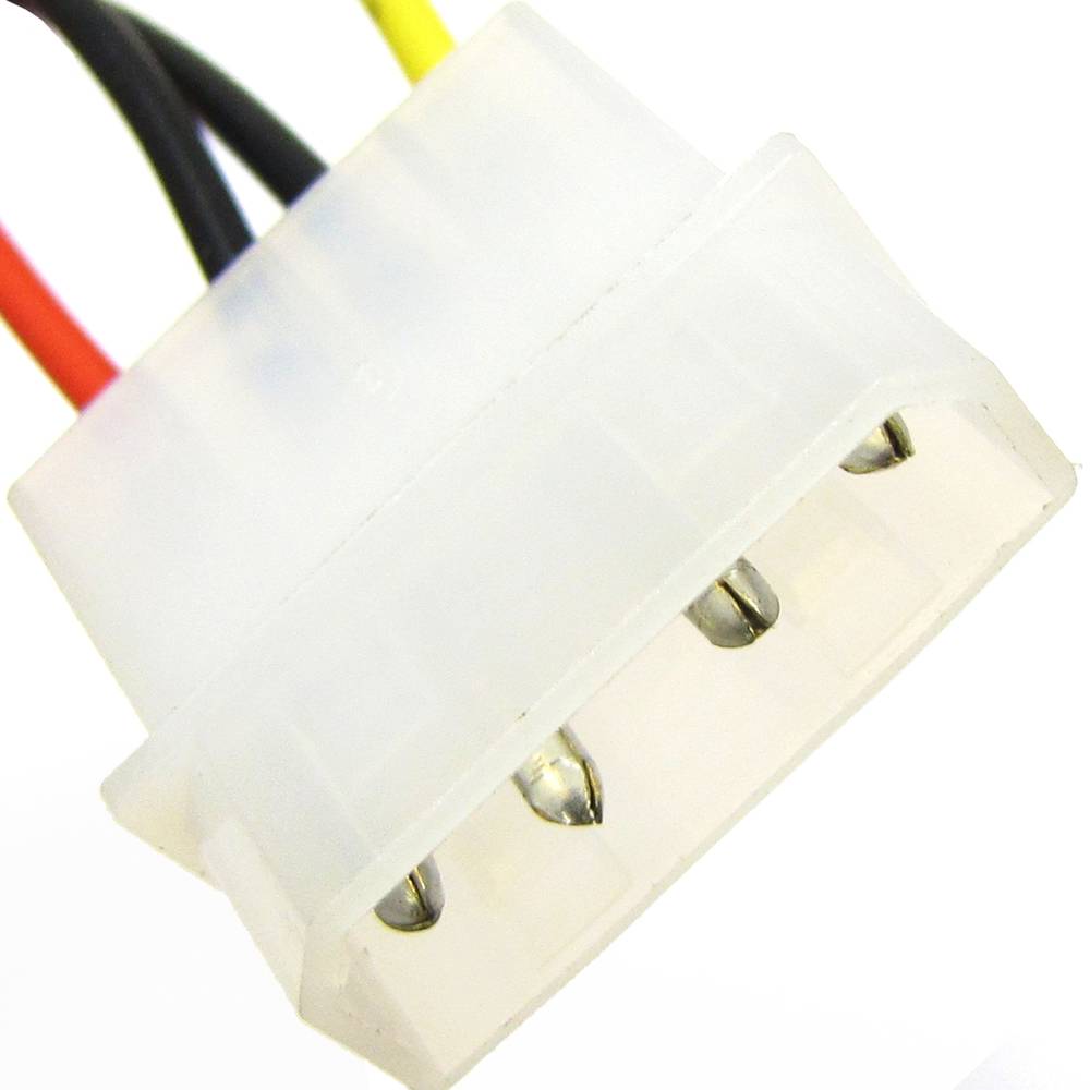 Cable Alimentación MOLEX 4P-M (5.25) a 2 x 15P-H (SATA) en línea