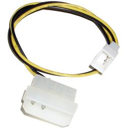 Cable d'alimentation MOLEX 4P-M (5,25) > 3P-M (Fan)