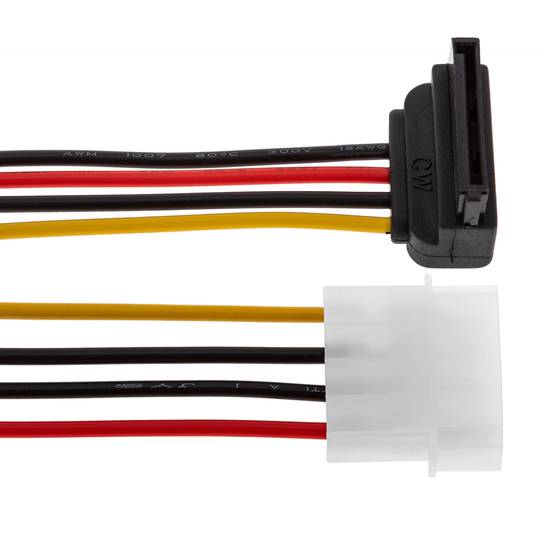 MOLEX Power Cable 4P-M (5.25) > 15P-H (SATA-Layered)