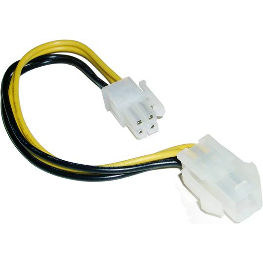 PIV 30cm Power Extender Cable (M/H-4Pin)