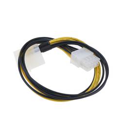 Cable d"alimentation MOLEX 4P-M (5.25) pour 8P-H (PIV-Xeon EPS12V)