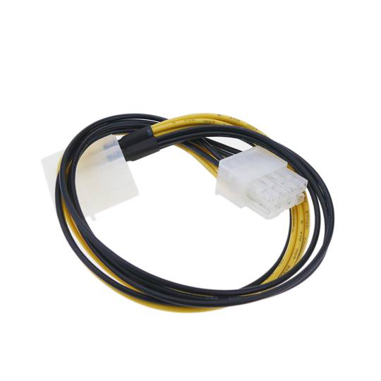 Cable Alimentació Molex 4P-M (5.25) a 8P-H (PIV-Xeon EPS12V)