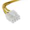 Cable Alimentació Molex 4P-M (5.25) a 8P-H (PIV-Xeon EPS12V)