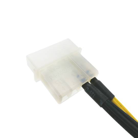Cable Alimentació Molex 4P-M (5.25) a 8P-H (PIV-Xeon EPS12V)
