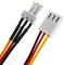 Conector de alimentação de 3 pinos cabo de extensão de 30cm (M/H)