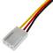 Conector de alimentação de 3 pinos cabo de extensão de 30cm (M/H)