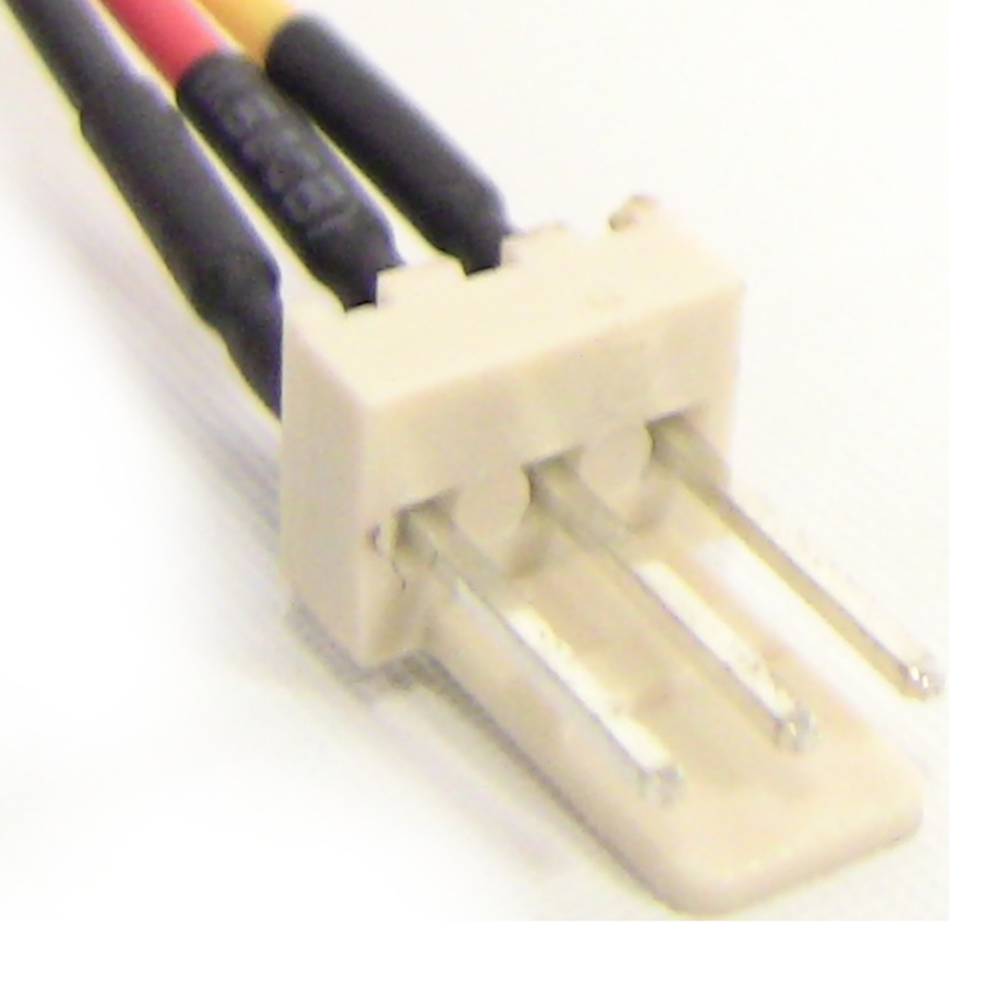 Voedingskabelconnector 3-pins naar PCB 15cm M / H