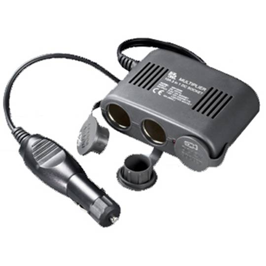 10A aansteker-auto multiplier (2 + 1)