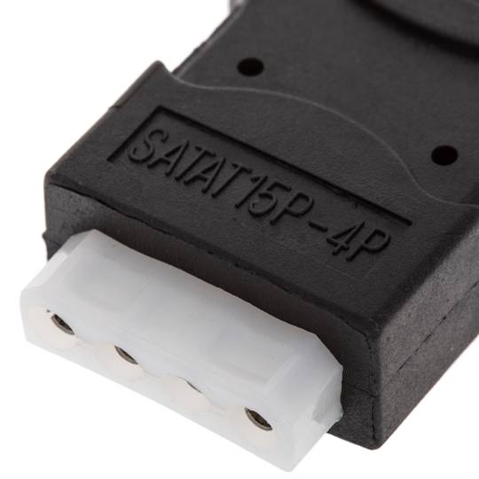 Adaptador Alimentació Molex 4P-H (5.25) > 15P-M (SATA)