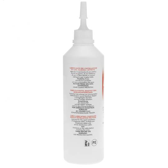 Lubricant líquid bidó 500gr per inserció de cable en canonades de plàstic