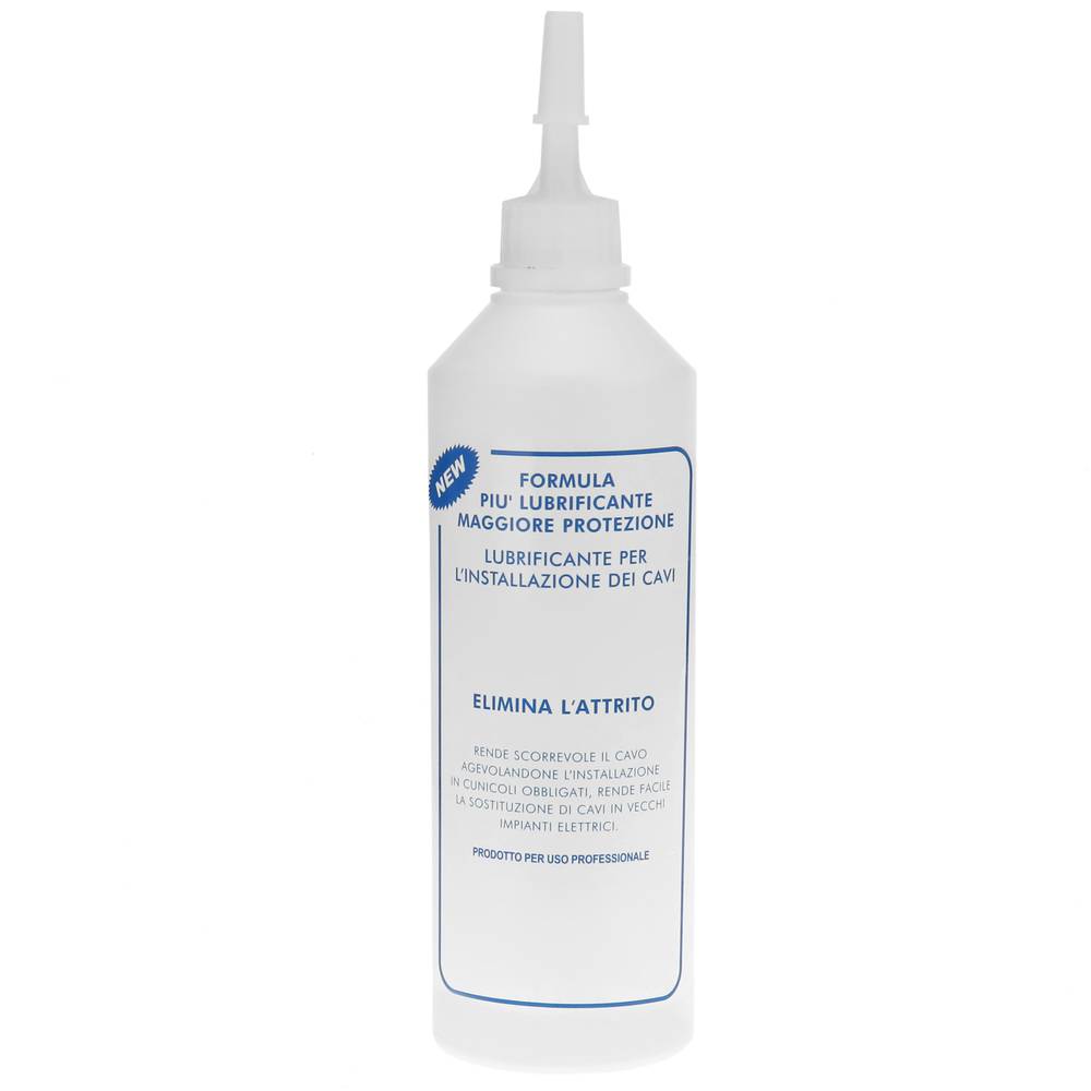 Lubricant Liquid 500gr for insertion cables in domestic installations