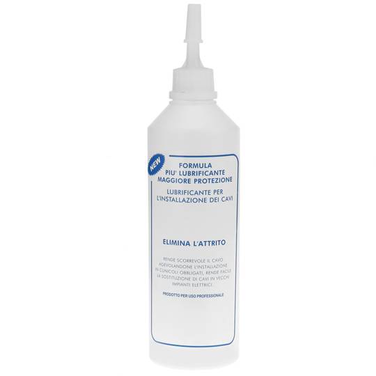 Lubricant Liquid 500gr for insertion cables in domestic installations