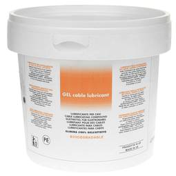 Gel lubrificante bidon 5Kg para inserção de cabo por cabo em tuberías de plástico