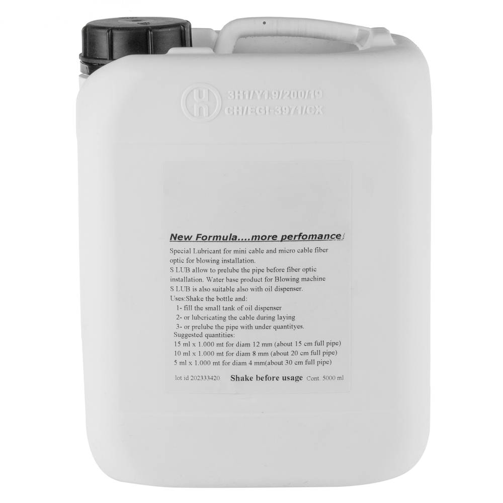 Lubricant semi-liquid 5Kg drum for insertion of fiber optic cables in pipes from 4 to 12mm section