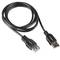 Black Box Lanberg USB-A-Stecker/Buchse 2.0-Kabel 1 m CA-USBE-15CU-0010-BK