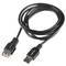 Black Box Lanberg USB-A-Stecker/Buchse 2.0-Kabel 1 m CA-USBE-15CU-0010-BK