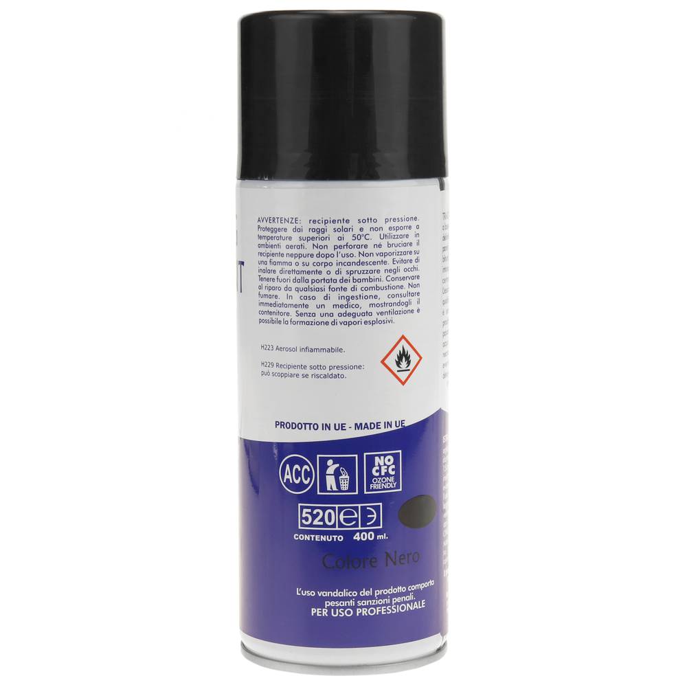 Spray de marquage à l'eau 400ml en noir