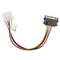Lanberg Molex female naar SATA male voedingskabel 15 cm