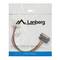 Lanberg Molex female naar SATA male voedingskabel 15 cm