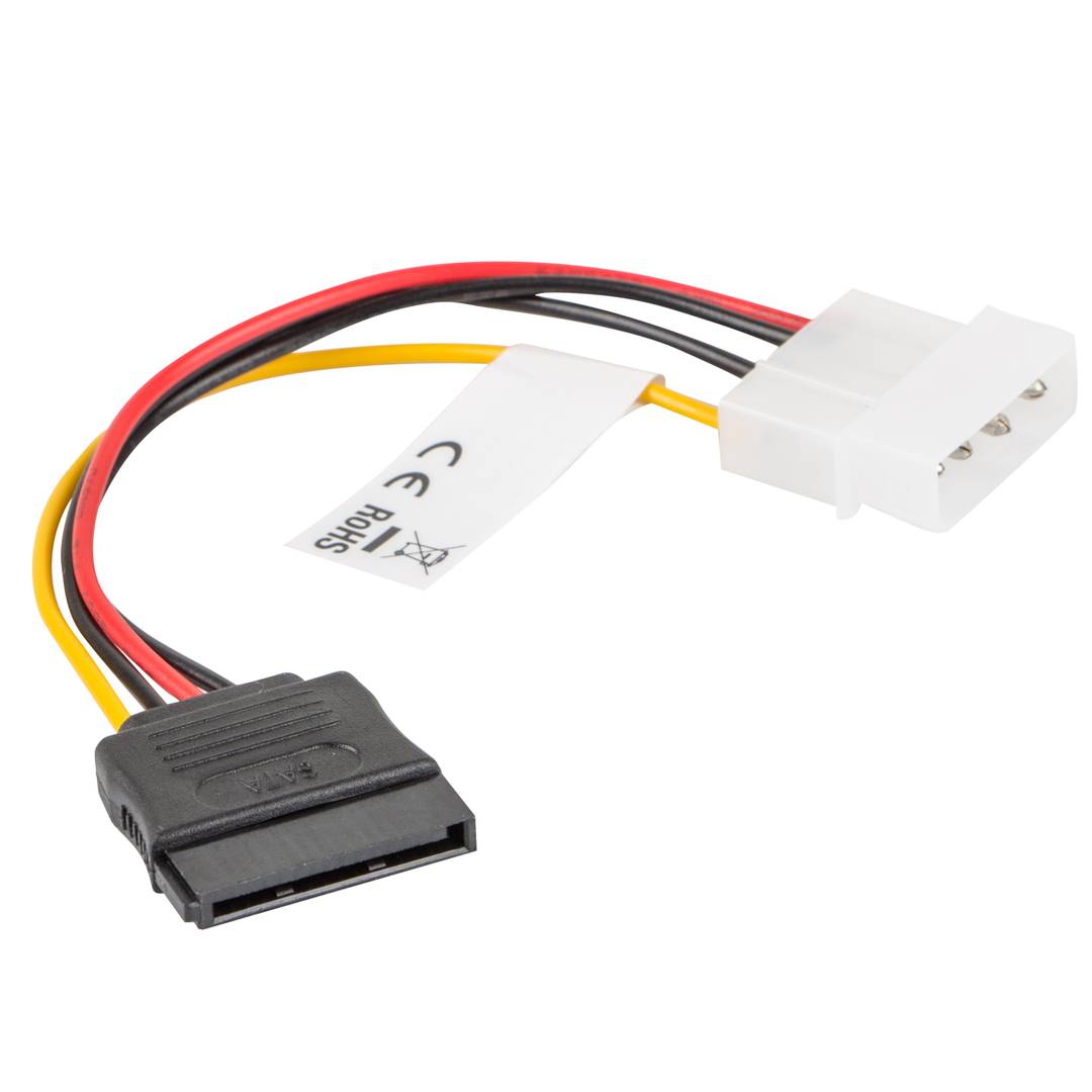 Cavo di alimentazione Lanberg Molex maschio a SATA femmina 15 cm