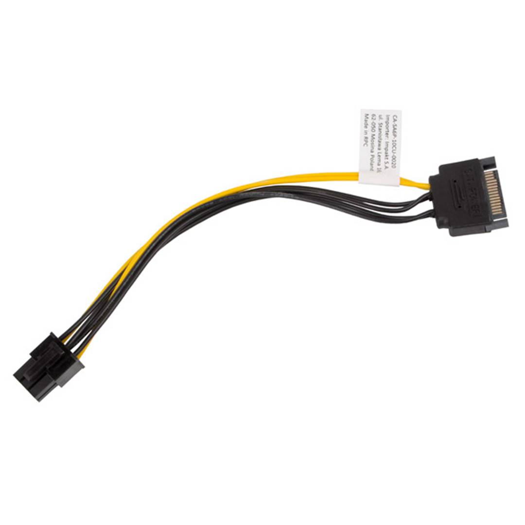 Cable d'alimentació de Lanberg SATA mascle a PCI express mascle 20 cm
