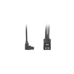 Câble de données Lanberg F/F SATA III (6 Go/s) 70 cm avec clips métalliques coudés CA-SASA-13CU-0070-BK