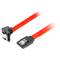 Lanberg 30cm F/F SATA II (3GB/s) data cable with angled metal clips CA-SASA-13CC-0030-R
