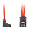 Lanberg 30cm F/F SATA II (3GB/s) data cable with angled metal clips CA-SASA-13CC-0030-R