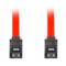 Kabel do transmisji danych Lanberg F/F SATA II (3GB/s) 50cm z metalowymi klipsami kątowymi CA-SASA-14CC-0050-R